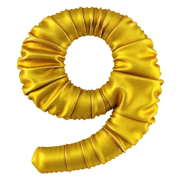 Numero di tessuto dorato — Foto Stock
