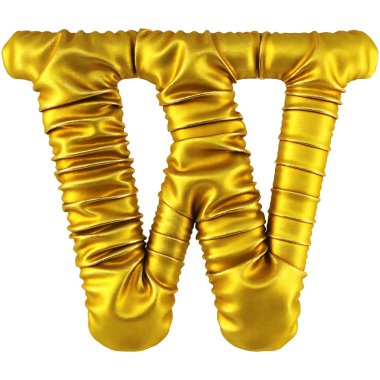 Altın kumaş mektup