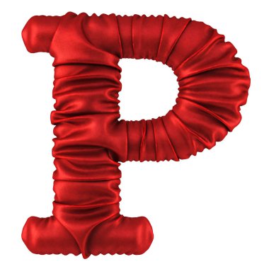 kırmızı kumaş mektup