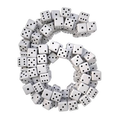 Beyaz dices yapılan rakam 