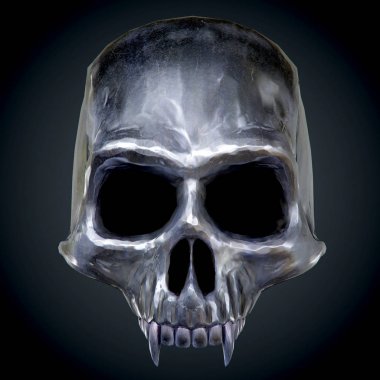 Vampir metal kafatası