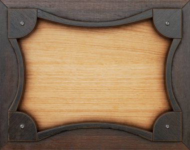 old wooden frame clipart