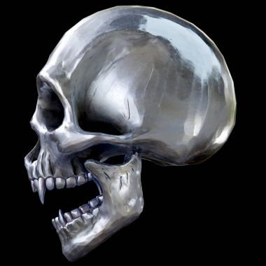 Vampir metal kafatası