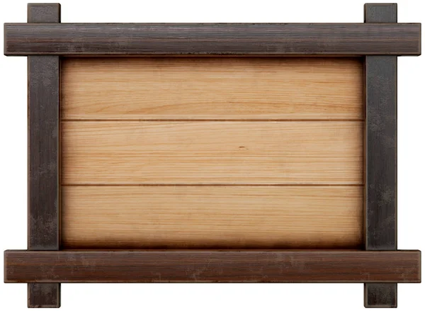 Oude houten frame — Stockfoto