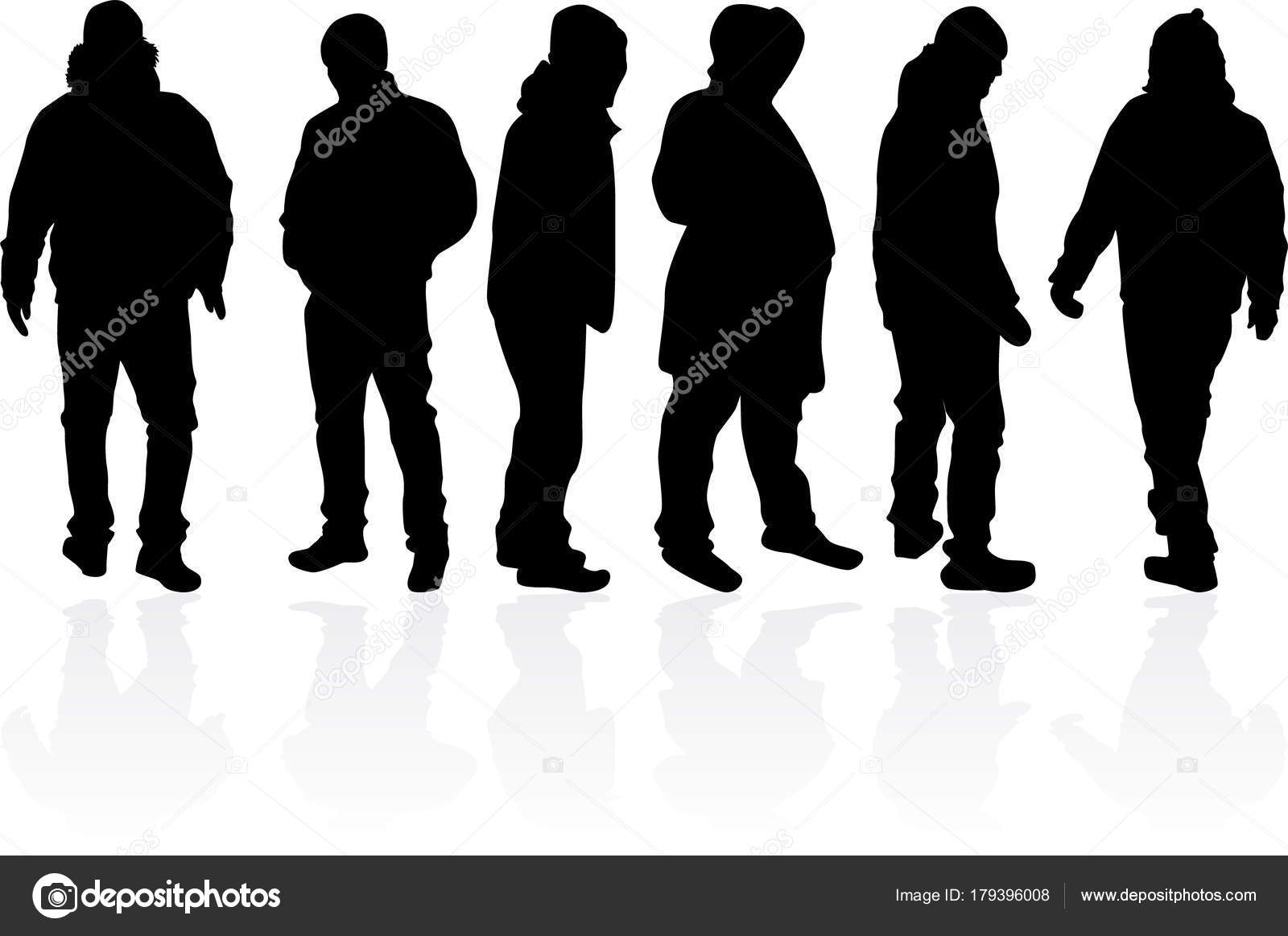 Menschen Silhouetten Menschen Silhouetten
