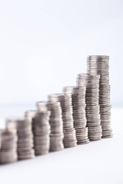 Beyaz arka plan üzerinde mali