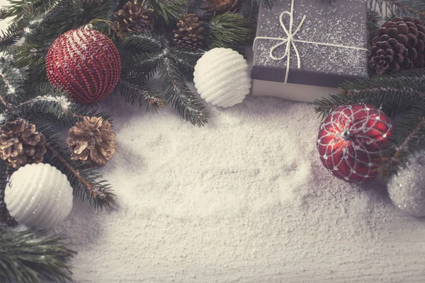Kerst decoratieve elementen Rechtenvrije Stockfoto's