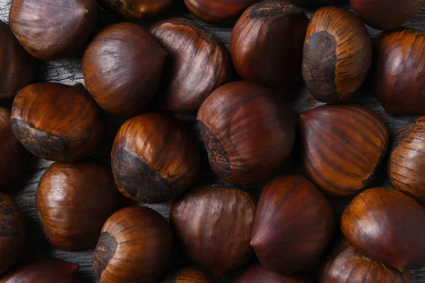 Chestnut Top View Closeup — Stock Photo, Image