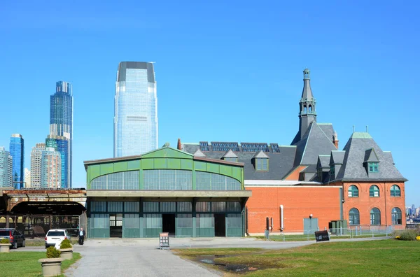 CIUDAD DE JERSEY, NUEVA JERSEY - 04 NOV 2019: El histórico ferrocarril central — Foto de Stock