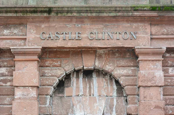 New York, Ny - 5. listopad 2019: Národní památník Castle Clinton — Stock fotografie