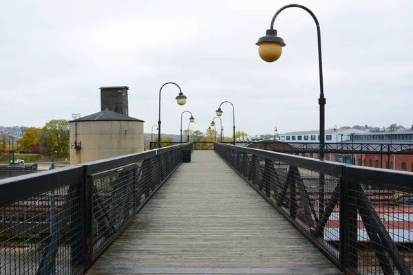 Scranton, Pennsylvania - 30 okt 2019: Aansluiting voetgangersbrug — Stockfoto