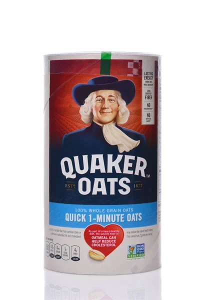 Irvine, Kalifornien - 24 december 2019: En låda Quaker Oats Whol — Stockfoto