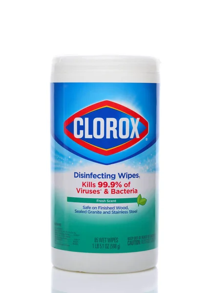 Irvine California April 2020 Package Clorox Disinfecting Wipes Fresh Scent — Stock Photo, Image