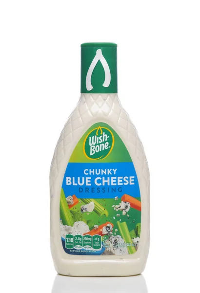 Irvine California May 2020 Bottle Wishbone Chunky Blue Cheese Dressing — 图库照片