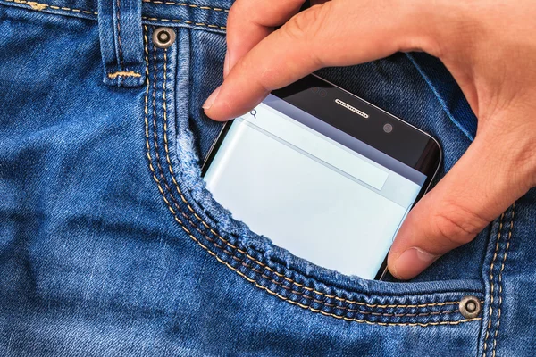 Studio shot of smartphone — Stock Photo, Image