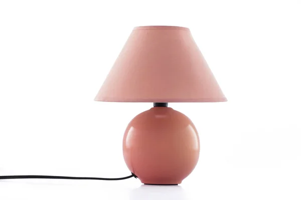 Lampe de table moderne isolée sur blanc — Photo