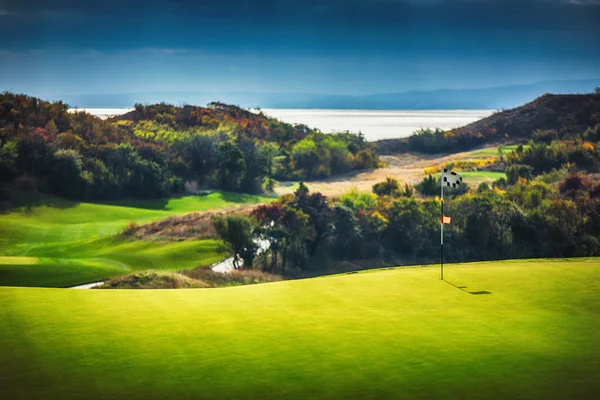 Golf course in the countryside