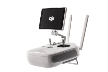 Varna, Bulgaristan - 05 Ocak 2016: Uzaktan denetleyici ile DJI indeks işlem Phan