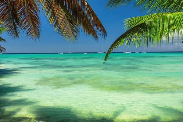Karaiby Morza, piękne widoki panoramiczne — Zdjęcie stockowe