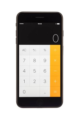 Varna, Bulgaristan - Aralık, 04, 2016: Stüdyo çekim siyah IPH