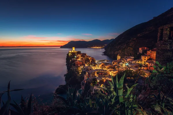 Vernaza paese, Cinque Terre, Liguria, Italia, Europa — Foto Stock
