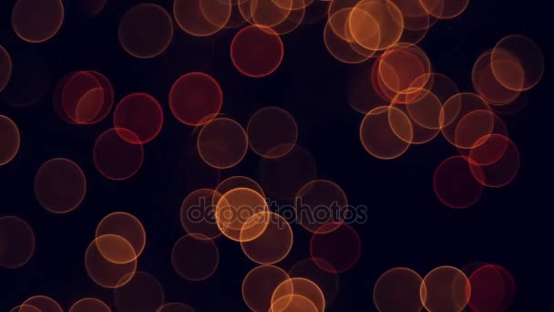 Desenfocado Bokeh Navidad Luces Abstracto Fondo Vídeo — Vídeo de stock