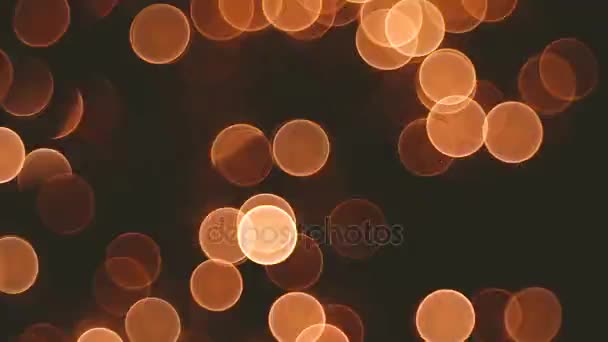 Defocused Bokeh Christmas Lights Abstract Background Video — Stock Video