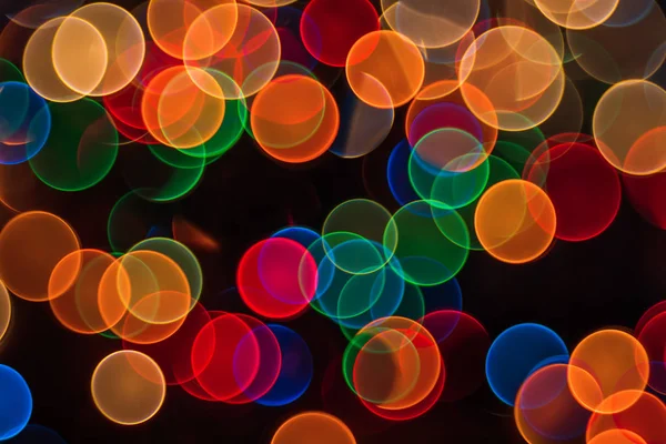 Zemin için renkli bokeh ışıklar — Stok fotoğraf