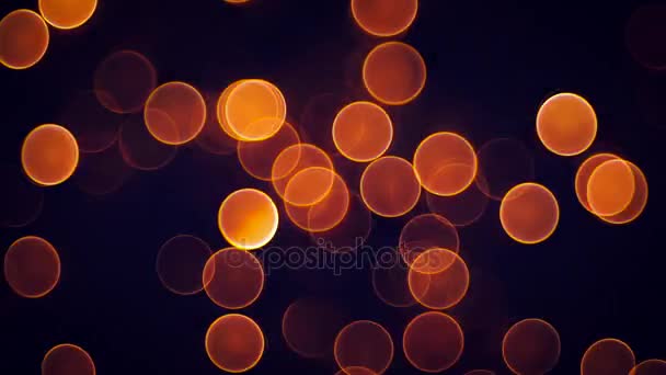 Oskarp Bokeh Christmas Lights Abstrakt Bakgrund Video — Stockvideo