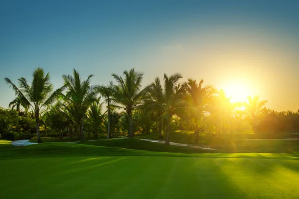 Kırsalda golf sahası