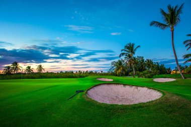 Kırsalda golf sahası