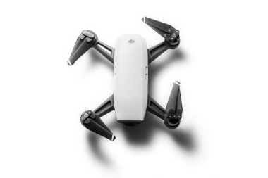 İle DJI indeks işlem kıvılcım üzerinde beyaz izole