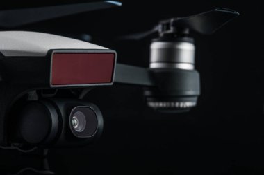 Siyah ile DJI indeks işlem kıvılcım izole