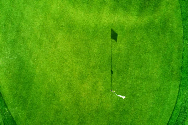 Aerial view of tropical golf course, Dominican Republic, Punta Cana — Stock Photo, Image