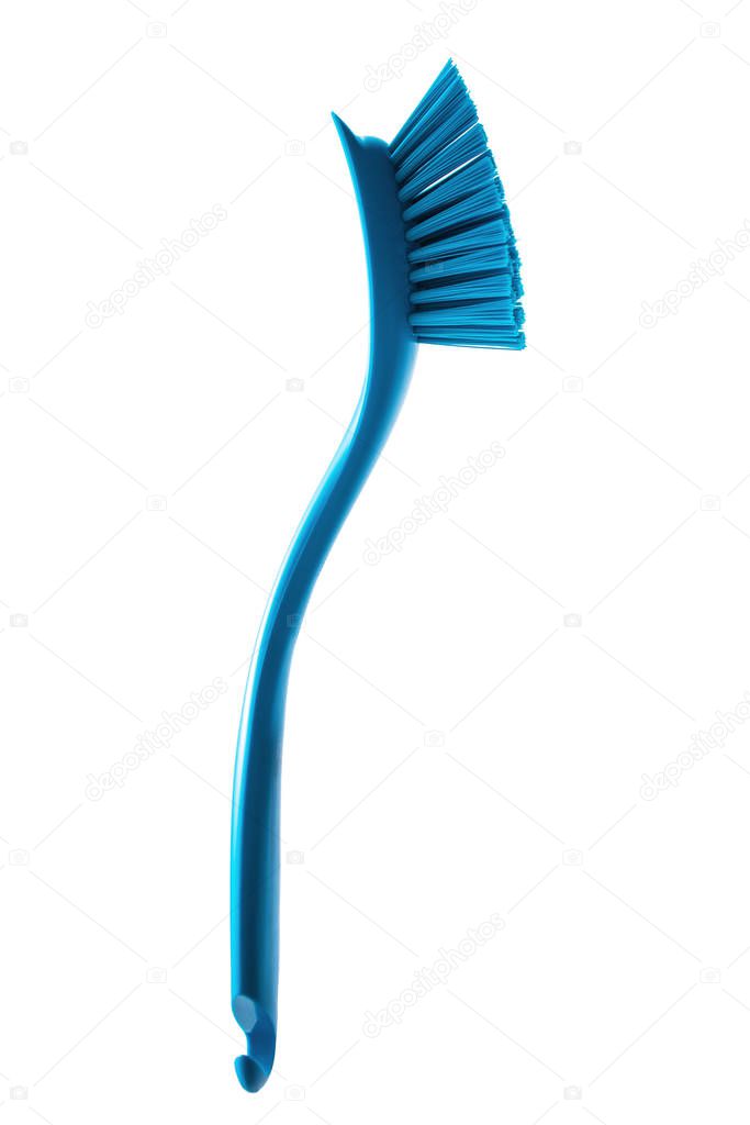 House cleaning scrubbing brush tool isolated on white background