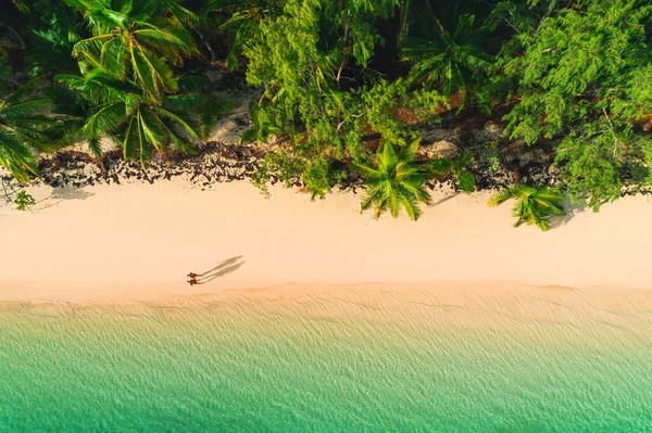 Vista aérea de la playa tropical, República Dominicana — Foto de Stock