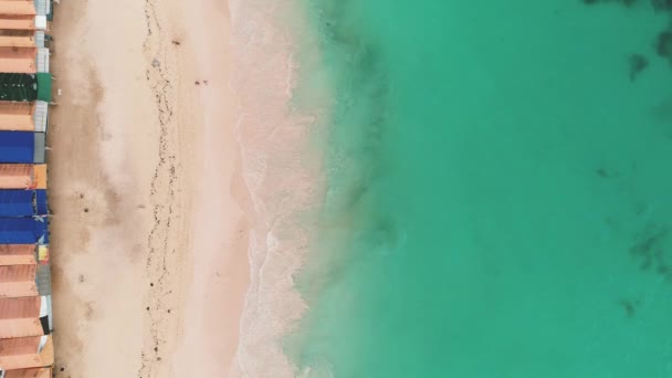 Vista Aérea Del Centro Comercial Playa Tropical Punta Cana República — Vídeo de stock