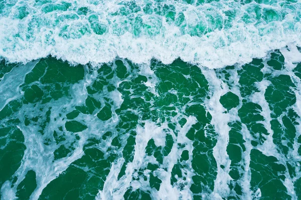 Textura Vlny Oceánu Východ Slunce Výstřel — Stock fotografie
