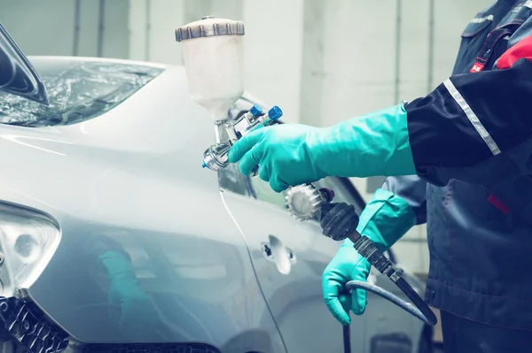 Pintura de um carro — Fotografia de Stock