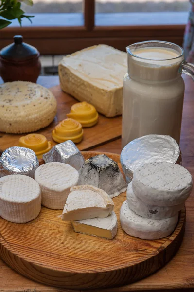 Conjunto de queijo diferente — Fotografia de Stock