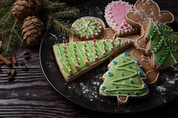 Capodanno pan di zenzero fatto in casa — Foto Stock