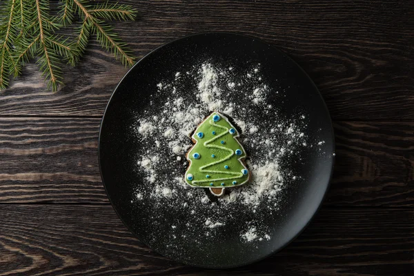 New year homemade gingerbread — Stock Photo, Image