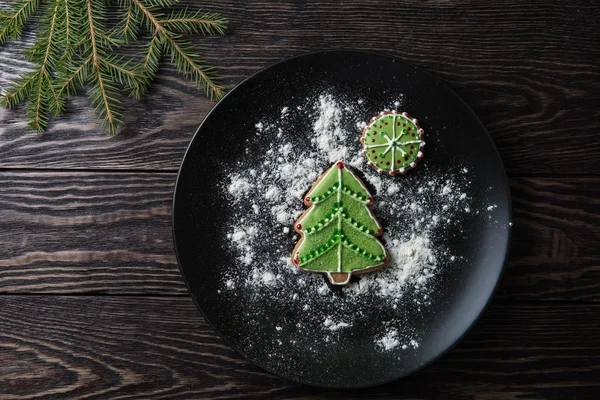 Neujahr selbst gebackene Lebkuchen — Stockfoto