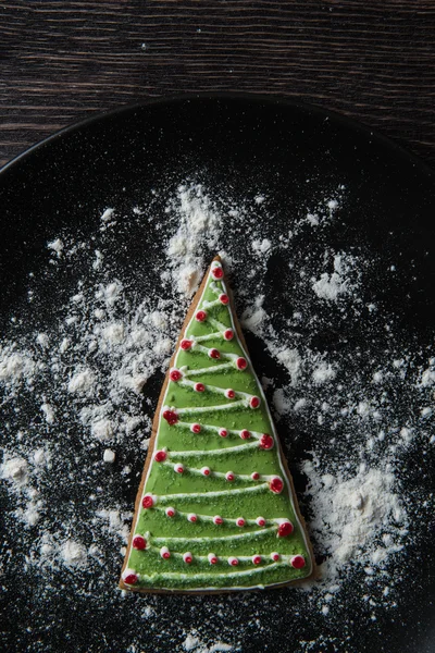 Año nuevo pan de jengibre casero — Foto de Stock