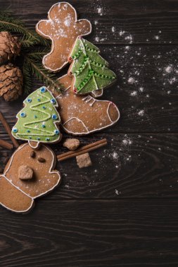 Yeni yıl ev yapımı zencefilli ekmek.