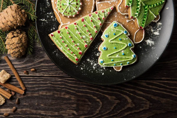 Capodanno pan di zenzero fatto in casa — Foto Stock