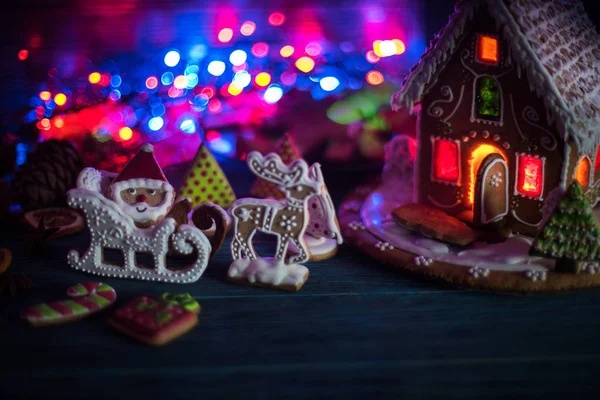 Lebkuchen für Neujahr und Weihnachten — Stockfoto