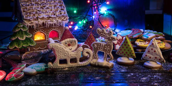 Lebkuchen für Neujahr und Weihnachten — Stockfoto