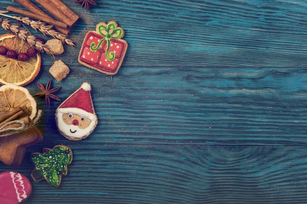 Pane di zenzero durante anno nuovo e Natale — Foto Stock