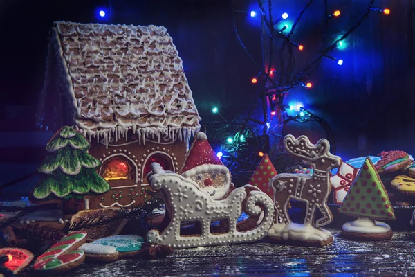 Lebkuchen für Neujahr und Weihnachten — Stockfoto